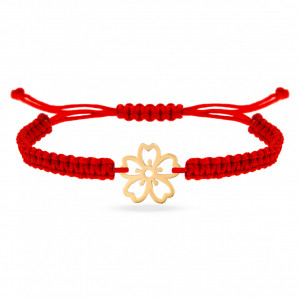 Bratara Floare din aur 14k