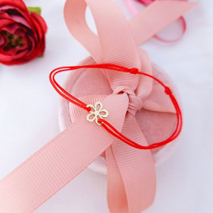 Bratara Floare Spring din aur 14k - Img 2