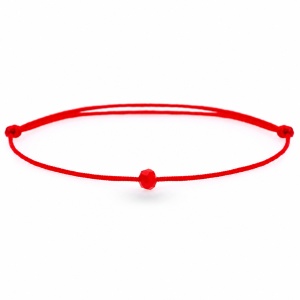 Bratara Anti-Deochi cu snur rosu și cristal de 4mm - Adult