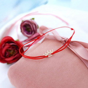 Bratara Coronita Clasic Collection din aur 14k - Img 3
