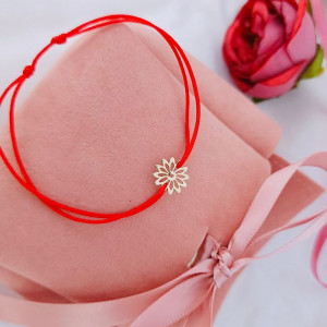Bratara Floare Summer din aur 14k - Img 2