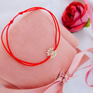 Bratara Floare Summer din aur 14k - Img 3