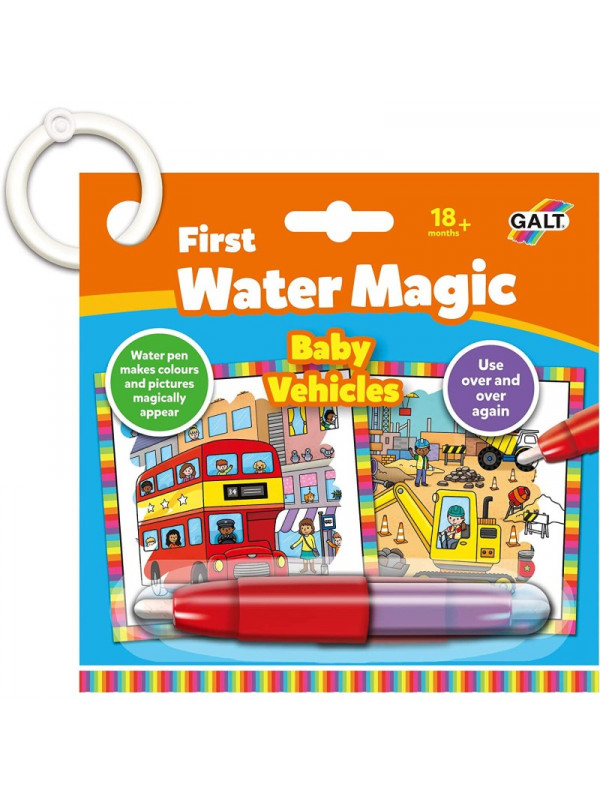 Baby Water Magic: Carte de colorat Vehicule