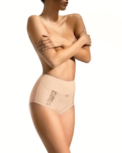 бикини с висока талия и дантела 005 L - 4XL