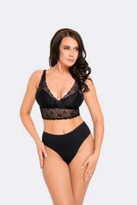 pure cotton дамски бикини 193 чист памук бразилиани с дантела