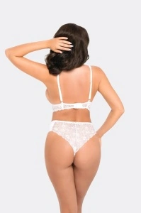 pure cotton дамски бикини 193 чист памук бразилиани с дантела - Img 6