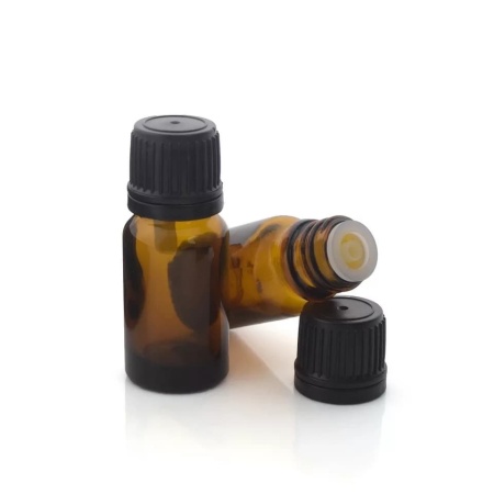 Recipient cu picurator din sticla bruna 5 ml - set 5 bucati - Img 2
