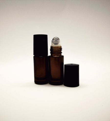 Recipiente roll-on din sticla bruna de 5ml - SET 10 bucati - Img 2