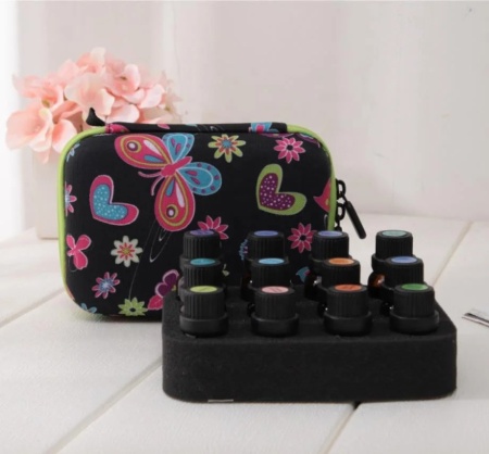 Borseta pentru 15 sticlute model fluture de 5ml / 10 ml / 15 ml - Img 4