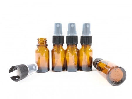 Recipient din sticla bruna 10 ml tip spray - set 5 bucati - Img 2