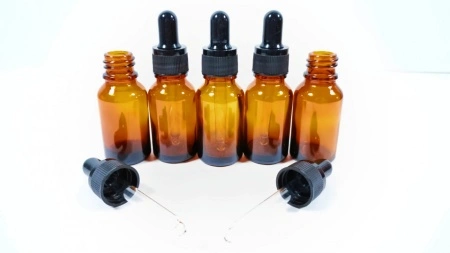 Recipient din sticla bruna cu pipeta 15ml - set de 5 bucati - Img 4