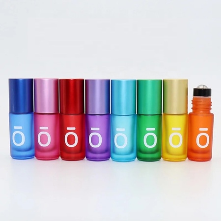 Recipiente roll-on sticla multicolor 5 ml doTERRA- Set 8 bucati - Img 5