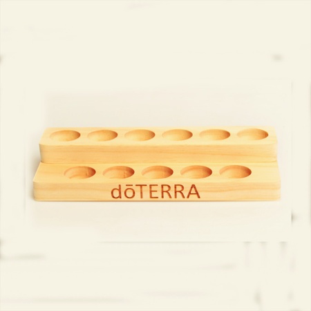 Suport doTERRA din lemn de pin 2 etaje / 11 sticlute de 15 ml
