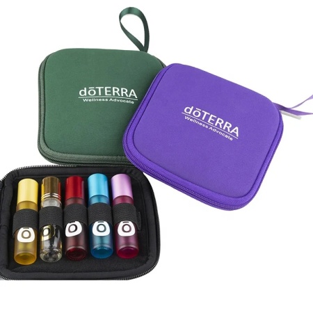 Borseta/organizator doTERRA pentru 10 sticlute roll-on, spray - Img 3