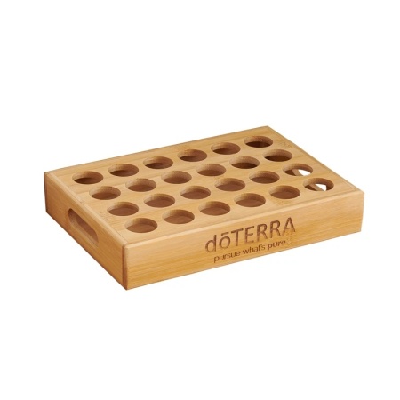 Suport doTERRA din Bambus pentru 24 sticlute de 15 ml - Img 3
