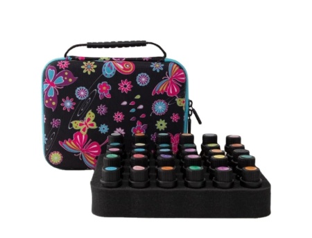 Borseta pentru 30 sticlute model fluture de 5ml / 10 ml / 15 ml - Img 4