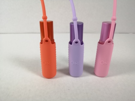 Protectii colorate din silicon pentru sticlute 10 ml -ROZ/LILA/ORANGE - Img 7