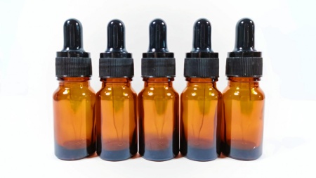 Recipiente cu pipeta din sticla bruna 10ml - SET 5 bucati - Img 3