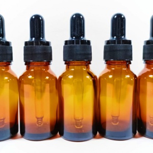 Recipient din sticla bruna cu pipeta 15ml - set de 5 bucati - Img 2