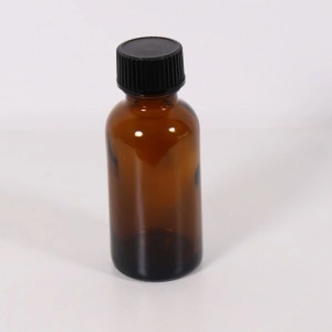 Recipient sticla bruna 30 ml cu capac