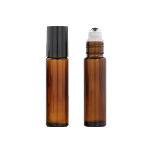 Recipiente roll-on din sticla bruna 10ml - SET 5 bucati - Img 2