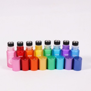 Recipiente roll-on sticla multicolor 5 ml doTERRA- Set 8 bucati