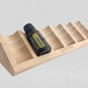 Suport birou doTERRA din lemn pentru 6 sticlute de 5ml/10ml/15 ml - Img 3