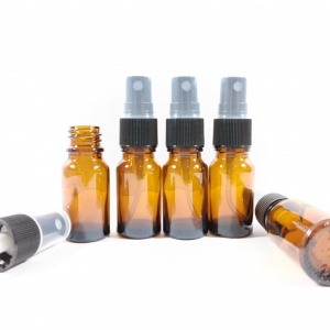 Recipient din sticla bruna 10 ml tip spray - set 5 bucati - Img 2