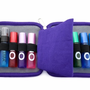 Borseta/organizator doTERRA pentru 10 sticlute roll-on, spray - Img 6