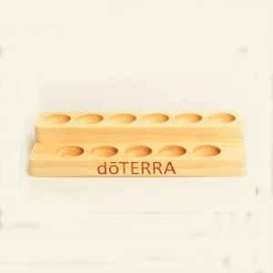 Suport doTERRA din lemn de pin 2 etaje / 11 sticlute de 15 ml