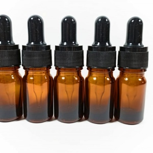 Recipient din sticla bruna cu pipeta 5ml - set de 5 bucati - Img 4