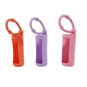 Protectii colorate din silicon pentru sticlute 10 ml -ROZ/LILA/ORANGE - Img 6