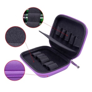 Borseta mov pentru 10 sticlute de 5/10/15 ml roll - on - Img 2