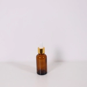 Recipient din sticla bruna cu pipeta 30 ml