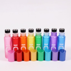 Recipiente roll-on sticla multicolor 10 ml doTERRA- Set 8 bucati