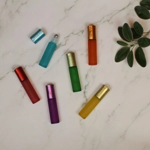 Set 6 sticlute colorate roll-on 10 ml
