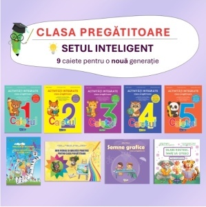 Setul inteligent de 9 caiete INTEGRATE pentru o nouă generație - clasa pregătitoare