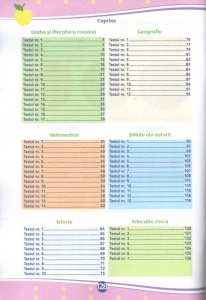 Teste de evaluare (descriptori de performanta) - Clasa a IV-a. Limba romana - Matematica - Stiinte ale naturii - Educatie civica - Istorie - Geografie - Img 2
