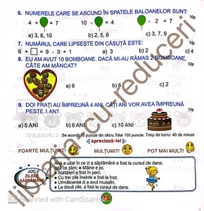 Matematică și explorarea mediului - Mă pregătesc pentru concurs ! Clasa Pregătitoare - Img 7