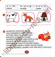 Miniabecedar pentru cel mai mic școlar, Clasa pregătitoare
