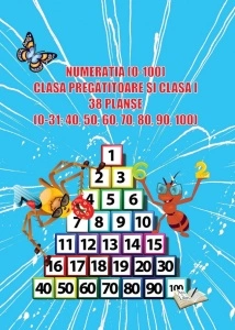 Planșe CIFRE, Numerația (0-100), Clasa pregătitoare și clasa I