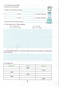 În caruselul vacanței fișe interdisciplinare clasa III - Img 6
