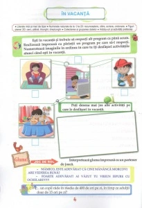 În caruselul vacanței fișe interdisciplinare clasa pregătitoare - Img 2