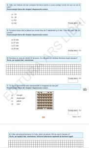 Teste de evaluare nationala clasa a II-a Comunicare in limba romana, Matematica si Explorarea mediului. Clasa a II-a - Img 5