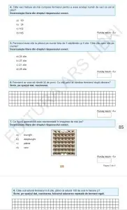 Teste de evaluare nationala clasa a II-a Comunicare in limba romana, Matematica si Explorarea mediului. Clasa a II-a - Img 5