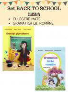 SET BACK TO SCHOOL-CLASA A IV-A (CULEGERE MATE+GRAMATICA LB. ROMÂNE)