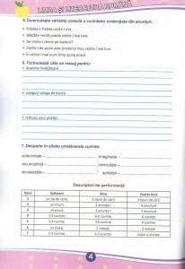 Teste de evaluare (descriptori de performanta) - Clasa a IV-a. Limba romana - Matematica - Stiinte ale naturii - Educatie civica - Istorie - Geografie - Img 7