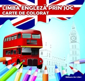 Carte de colorat - Limba engleză prin joc