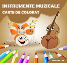 Carte de colorat - Instrumente muzicale