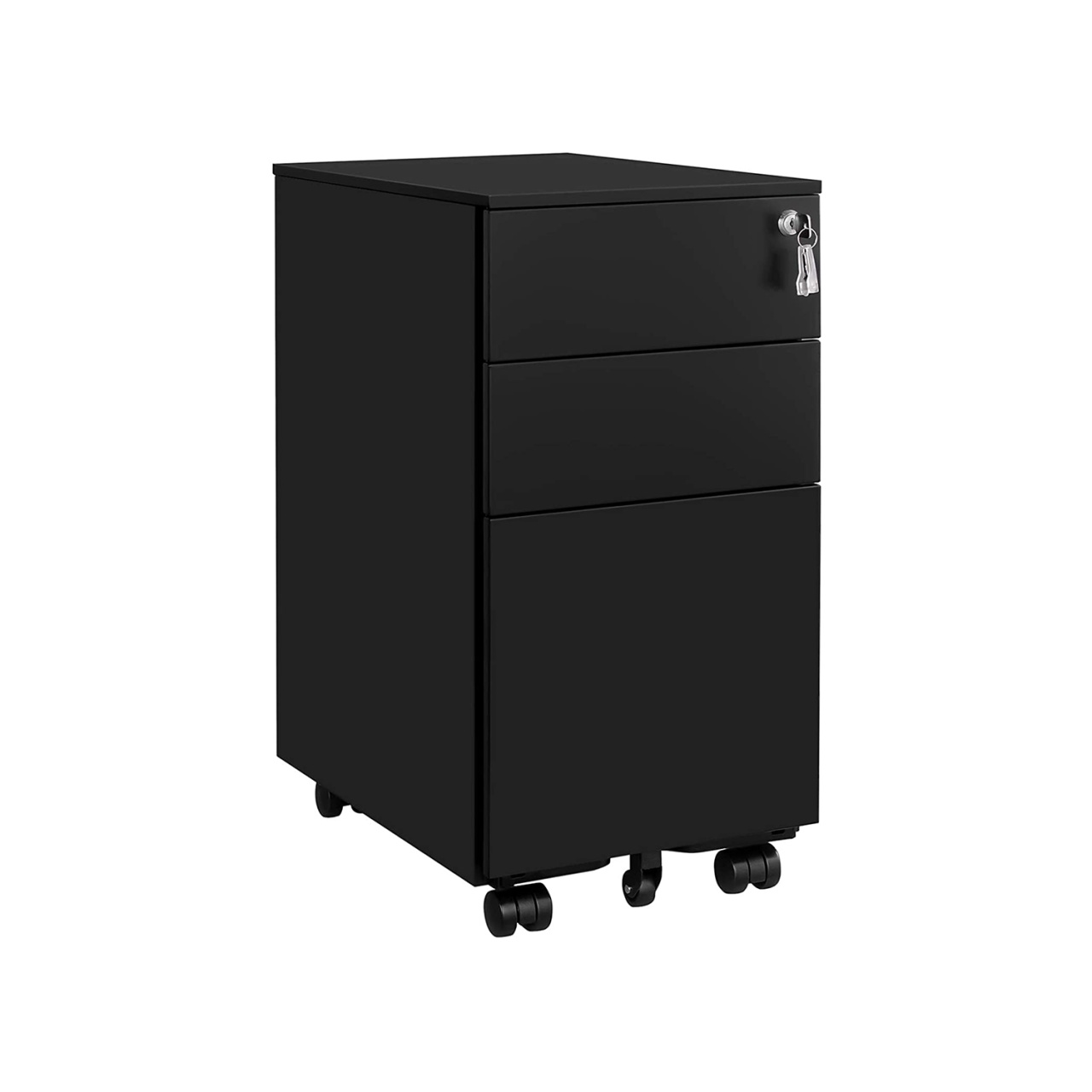 RollBox metalic -Black31 – casetiera metalica de birou -3 sertare model Drept - 2 | YEO